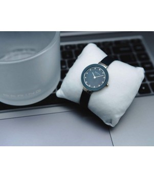 Ceas de Dama, Bering, Albastru Ceramic 11429-387