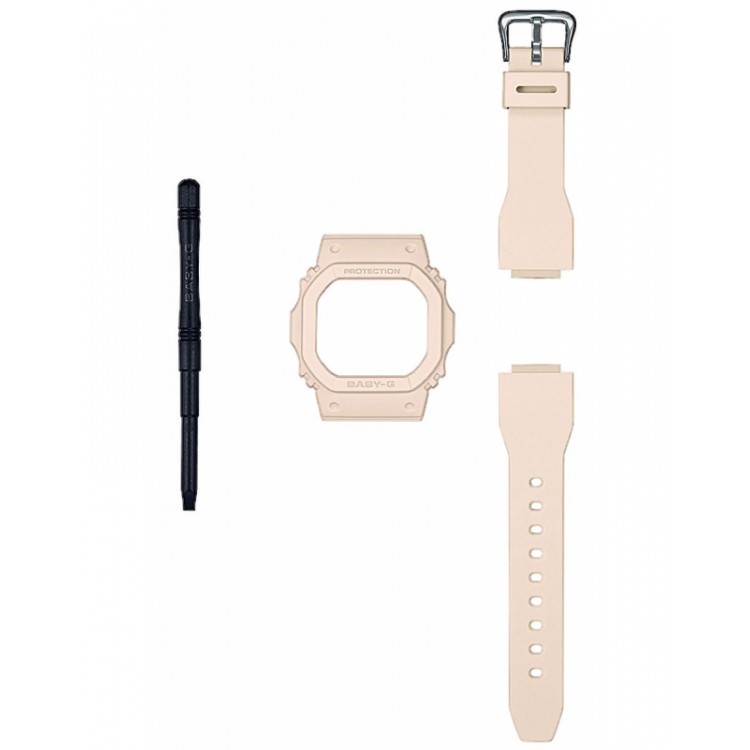 Ceas Dama, Casio G-Shock, Baby-G Digital BGD-565CS-7ER, Set cu Bratara suplimentara