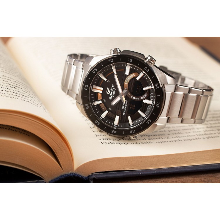 Ceas Barbati, Casio Edifice, Classic ERA-120DB-1B Ceas Barbati, Casio Edifice, Classic ERA-120DB-1B