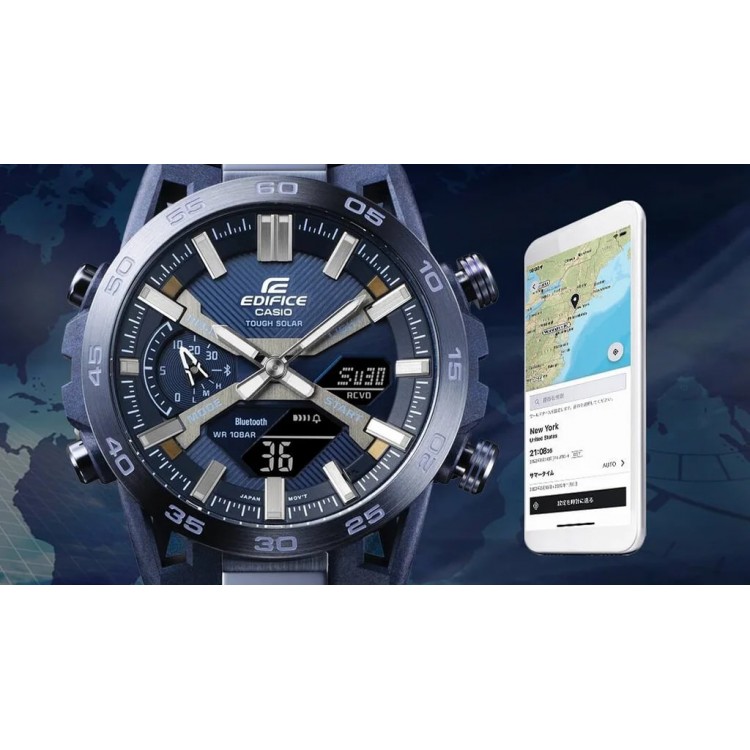 Ceas Barbati, Casio Edifice, Bluetooth Smartphone Link ECB-2000CB-2AEF