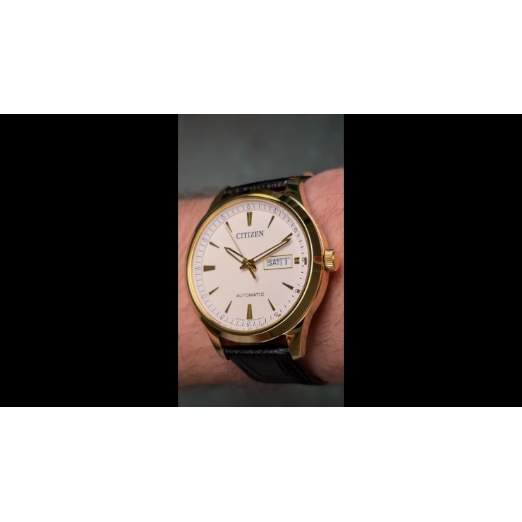 Ceas Barbati, Citizen, Mechanical Day-Date NY4059-09AE