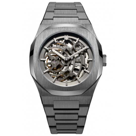 Ceas Barbati, D1 MILANO GUN METAL AUTOMATIC D1-SKBJ02 Ceas Barbati, D1 MILANO GUN METAL AUTOMATIC D1-SKBJ02