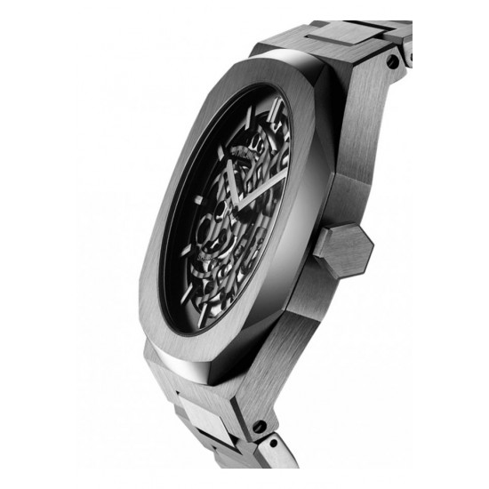 Ceas Barbati, D1 MILANO GUN METAL AUTOMATIC D1-SKBJ02 Ceas Barbati, D1 MILANO GUN METAL AUTOMATIC D1-SKBJ02