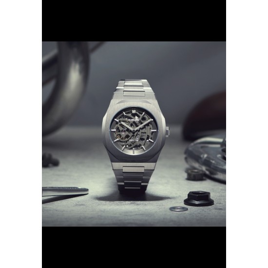 Ceas Barbati, D1 MILANO GUN METAL AUTOMATIC D1-SKBJ02 Ceas Barbati, D1 MILANO GUN METAL AUTOMATIC D1-SKBJ02