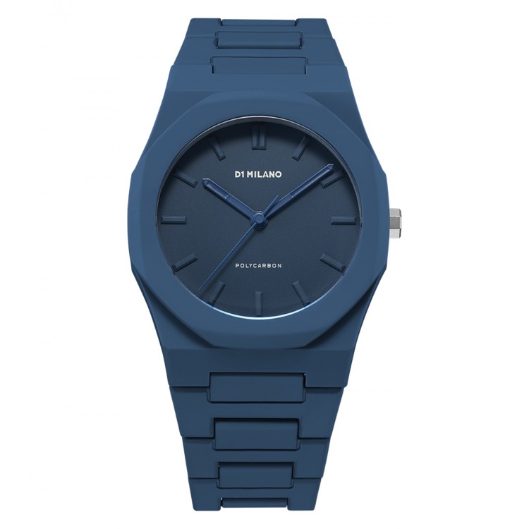 Ceas D1 Milano, Navy Blue Polycarbon PCBJ21