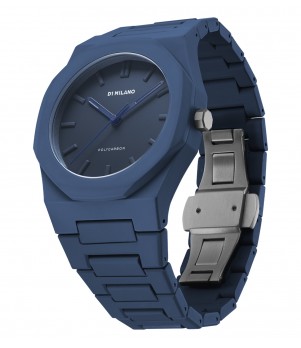 Ceas D1 Milano, Navy Blue Polycarbon PCBJ21