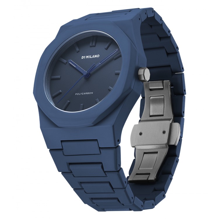 Ceas D1 Milano, Navy Blue Polycarbon PCBJ21