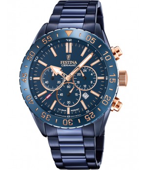 Ceas Barbati, Festina, Ceramic Chrono F20576/1