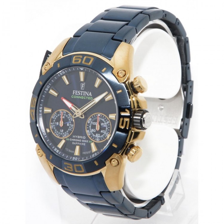 Ceas Barbati, Festina, Hibrid Connected F20547/1, Set cu Bratara suplimentara