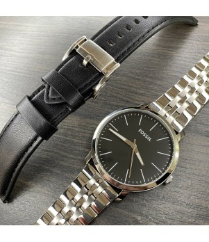 Ceas Barbati, Fossil, Luther BQ2466SET, Set cu Bratara suplimentara