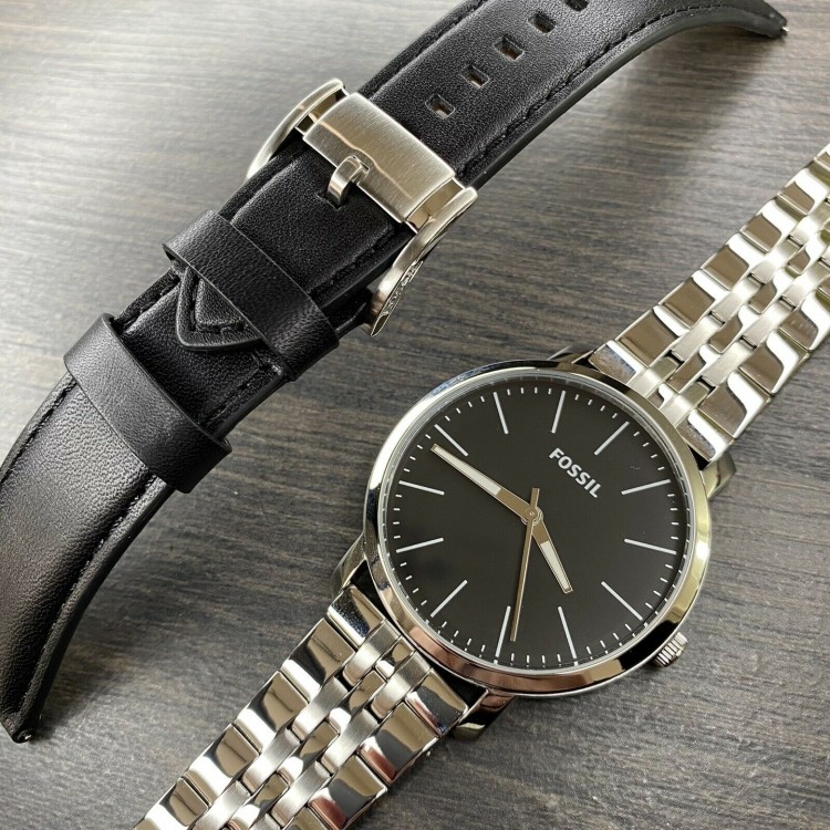 Ceas Barbati, Fossil, Luther BQ2466SET, Set cu Bratara suplimentara Ceas Barbati, Fossil, Luther BQ2466SET, Set cu Bratara suplimentara