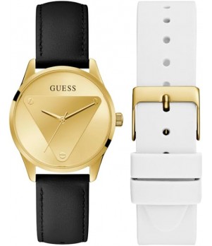 Ceas Dama, Guess, Emblem GW0642L1, Set cu Bratara suplimentara