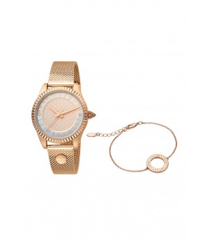 Ceas Dama, Just Cavalli, Moon JC1L133M0075, Set cu Bratara