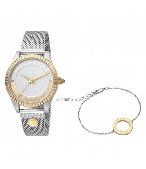 Ceas Dama, Just Cavalli, Moon JC1L133M0095, Set cu Bratara