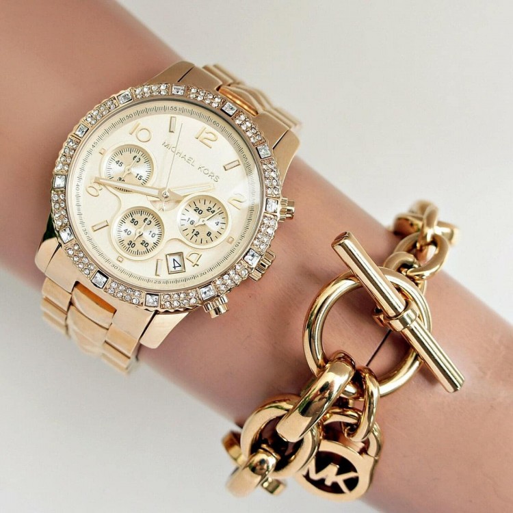 Ceas Dama, Michael Kors, Champagne MK5432