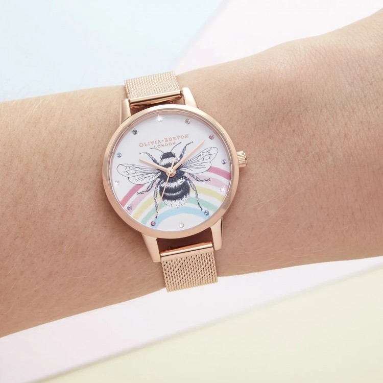 Ceas Dama, Olivia Burton, Illustrated Animals OB16WL90