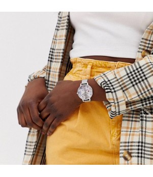 Ceas Dama, Olivia Burton, Sunlight Florals OBGSET145, Set cu Bratara