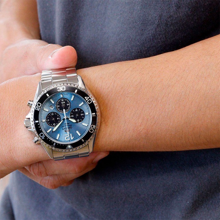 Ceas Barbati, Orient, Mako Solar Chronograph RA-TX0206L