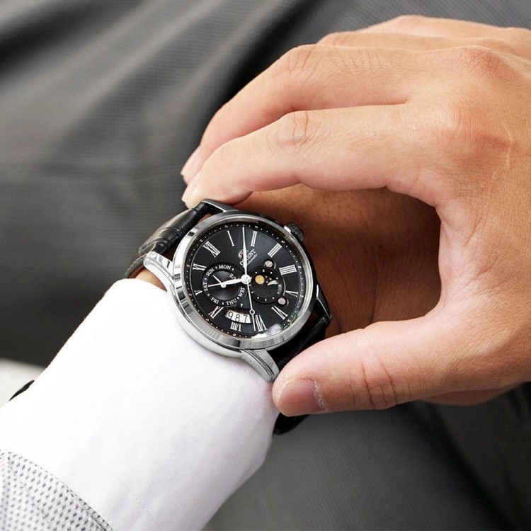 Ceas Barbati, Orient, Sun and Moon RA-AK0010B