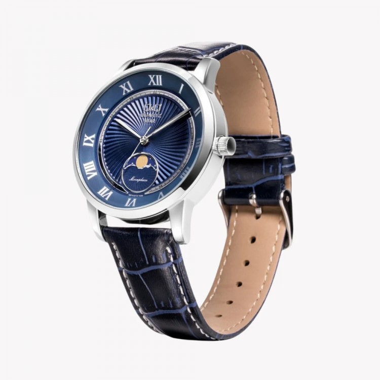 Ceas Barbati, Q&Q by Citizen, Moonphase QZ10J318Y