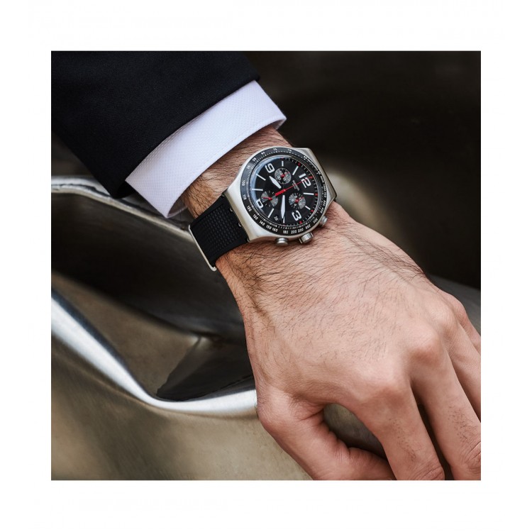 Ceas Barbati, Swatch, Very Dark Grid YVS461