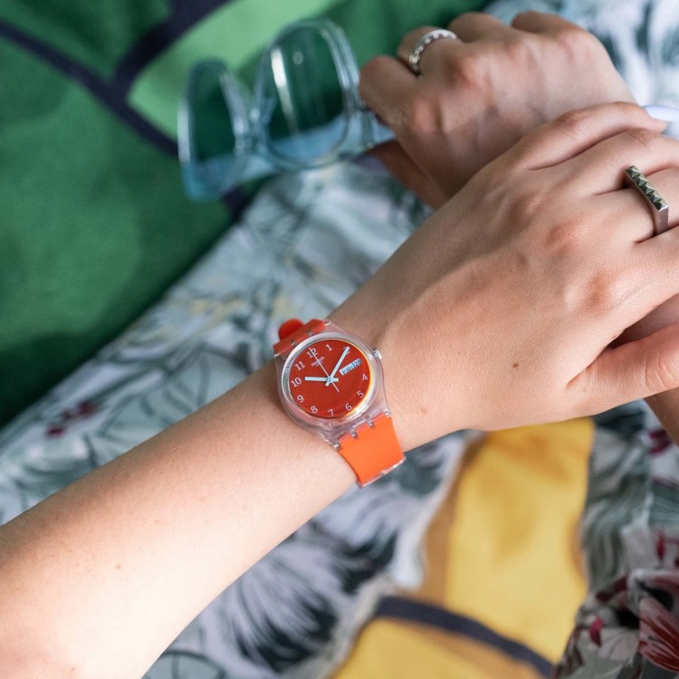 Ceas Swatch, Red Away GE722