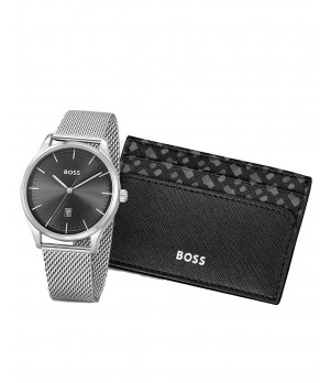 Ceas Barbati, Hugo Boss, Reason 1570159, Set cu Portofel