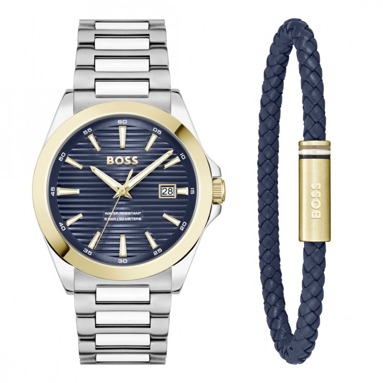 Ceas Barbati, Hugo Boss, Strike 1570191, Set cu Bratara