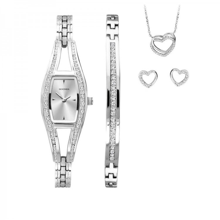 Ceas Barbati, Sekonda, Classic S-2981G.76, Set cu Pandantiv, bratara si cercei