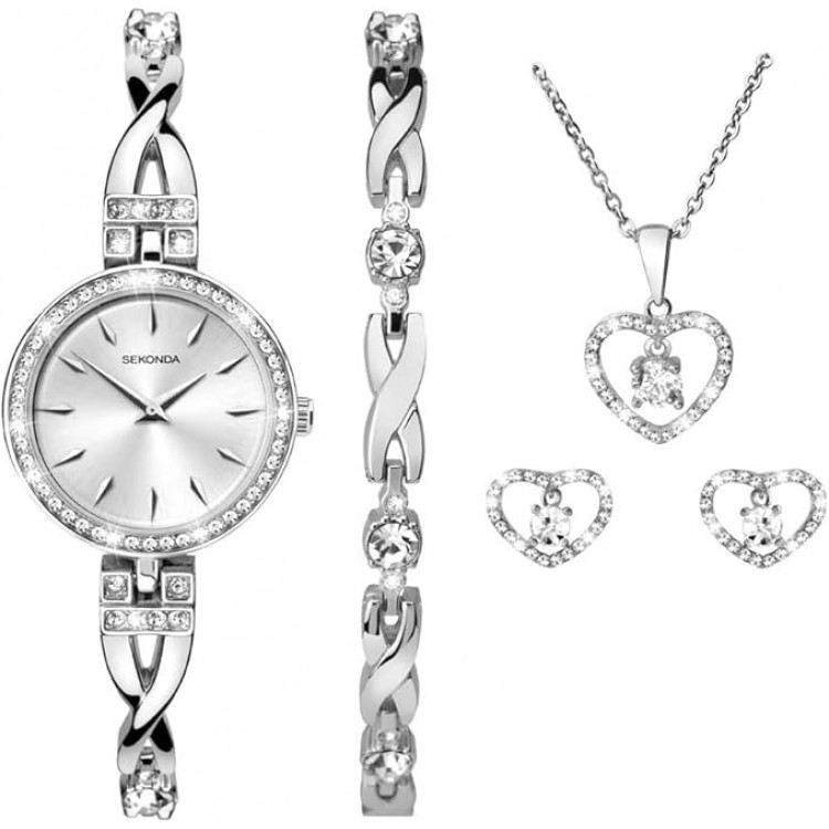 Ceas Barbati, Sekonda, Classic S-2803G.76, Set cu Pandantiv, bratara si cercei