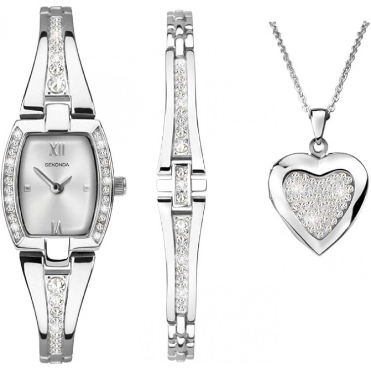 Ceas Barbati, Sekonda, Classic S-2748G.76, Set cu Pandantiv si bratara