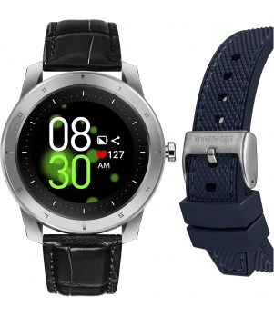 Ceas Smartwatch Barbati, Kenneth Cole, New York KCWGD2174061, Set cu Bratara suplimentara