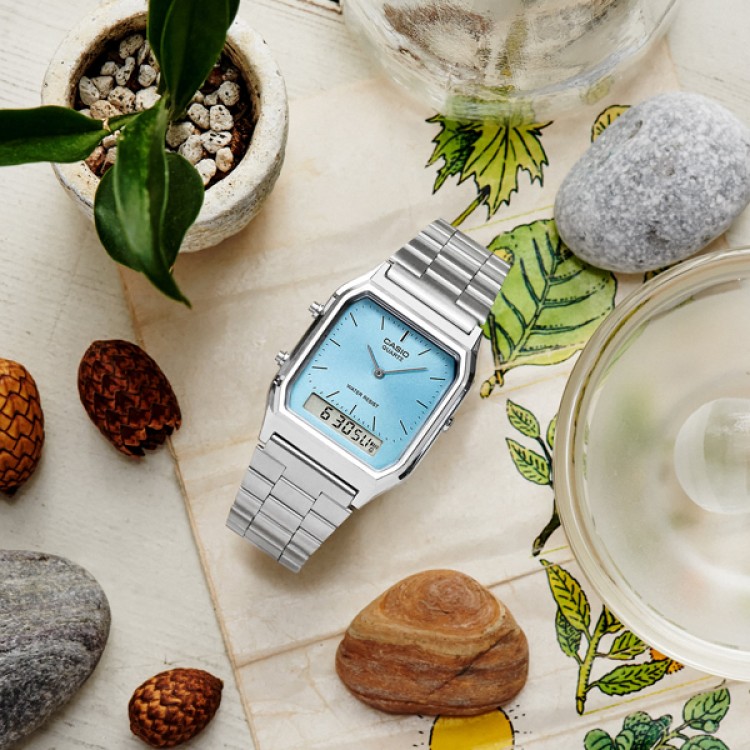Ceas Casio, Vintage Edgy AQ-230A-2A1MQYES Ceas Casio, Vintage Edgy AQ-230A-2A1MQYES