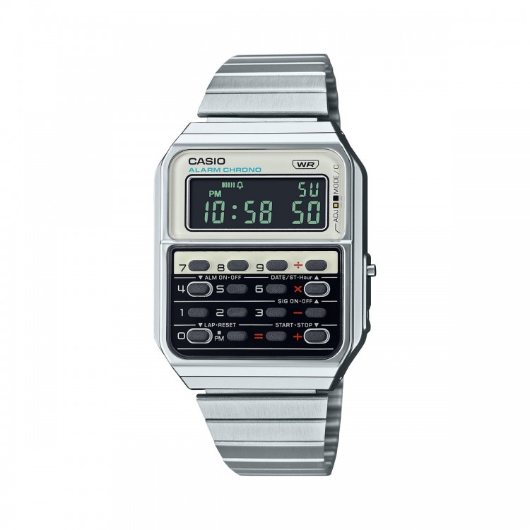 Ceas Casio, Vintage Edgy Calculator CA-500WE-7BEF Ceas Casio, Vintage Edgy Calculator CA-500WE-7BEF