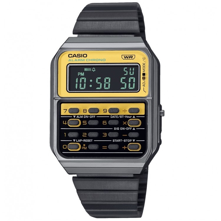 Ceas Casio, Vintage Edgy Calculator CA-500WEGG-9BEF
