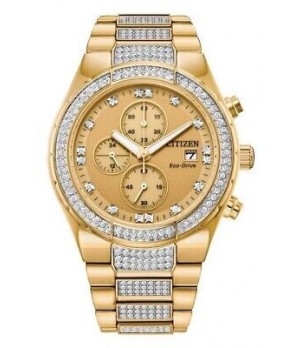 Ceas Barbati, Citizen, Crystal CA0752-66P, Set cu Bratara