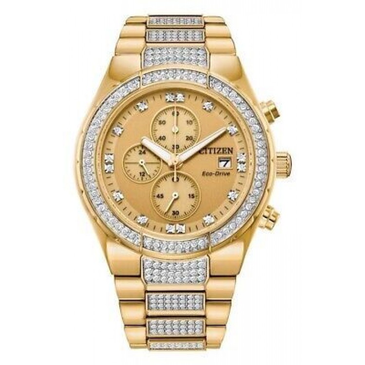 Ceas Barbati, Citizen, Crystal CA0752-66P, Set cu Bratara