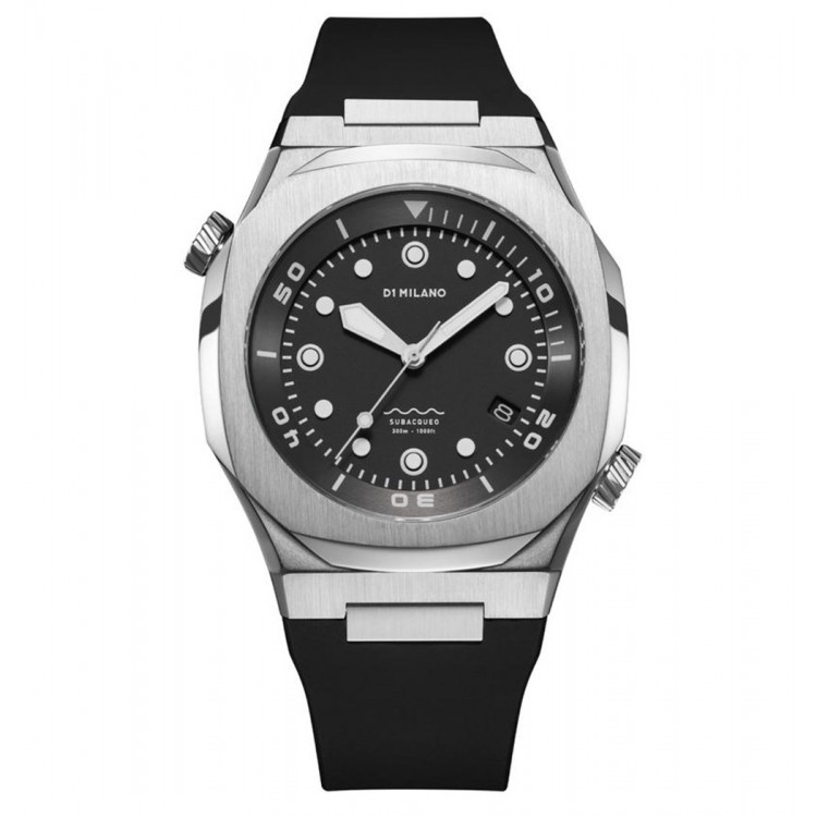Ceas Barbati, D1 Milano, Deep Black Subacqueo D1-DVRJ01 Ceas Barbati, D1 Milano, Deep Black Subacqueo D1-DVRJ01
