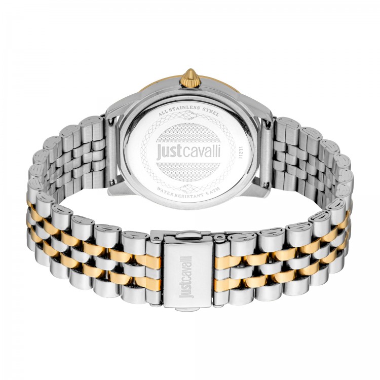 Ceas Dama, Just Cavalli, Glam Chic JC1L211M0285, Set cu Bratara