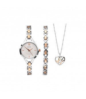 Ceas Barbati, Sekonda, Classic S-2982G, Set cu Pandantiv si bratara