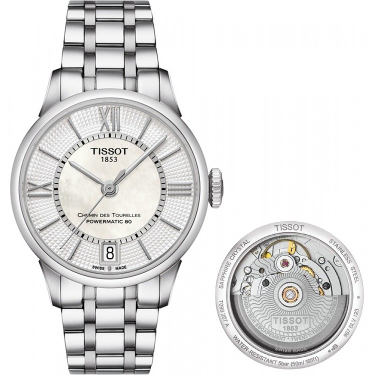 Ceas Dama, Tissot, Chemin des Tourelles T0992071111800