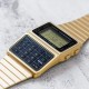Ceas Unisex, Casio, Databank Calculator Gold DBC-611G-1DF Ceas Unisex, Casio, Databank Calculator Gold DBC-611G-1DF