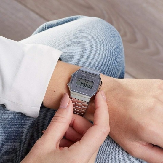 Ceas Unisex, Casio, Iconic A168WEM-7E Ceas Unisex, Casio, Iconic A168WEM-7E
