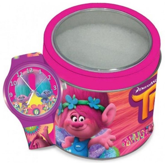 Ceas Junior WALT DISNEY KID WATCH Model TROLLS - Tin Box 504602 Ceas Junior WALT DISNEY KID WATCH Model TROLLS - Tin Box 504602