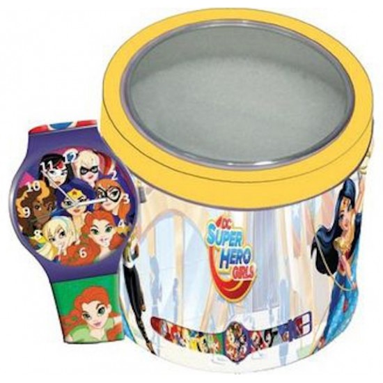 Ceas Junior SUPER HERO GIRLS - Tin Box 504919 Ceas Junior SUPER HERO GIRLS - Tin Box 504919