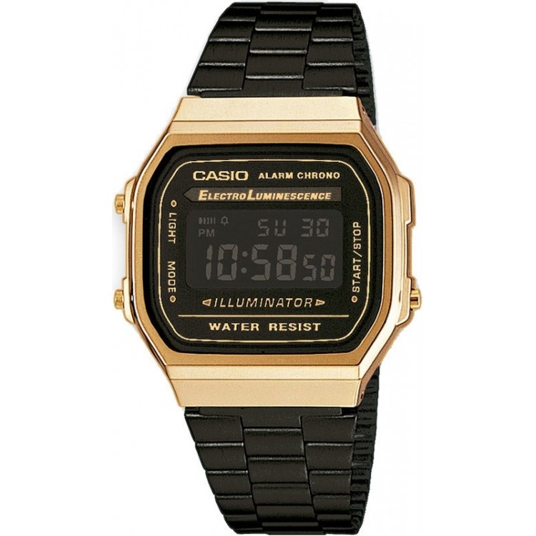 Ceas Barbati, Casio, Vintage Iconic A168WEGB-1B Ceas Barbati, Casio, Vintage Iconic A168WEGB-1B