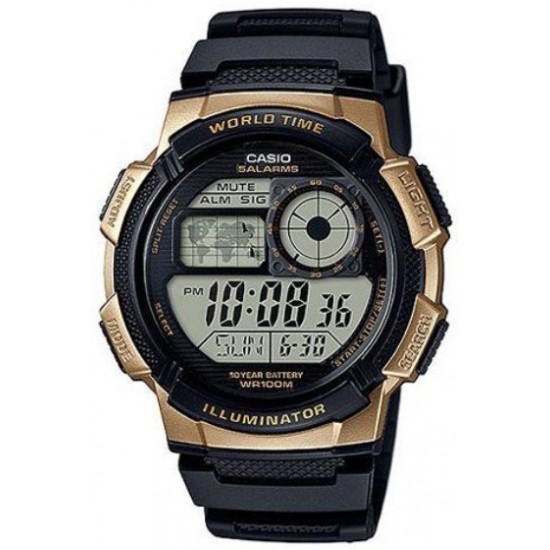 Ceas Barbati ILLUMINATOR WORLD TIME AE-1000W-1A3 Ceas Barbati ILLUMINATOR WORLD TIME AE-1000W-1A3