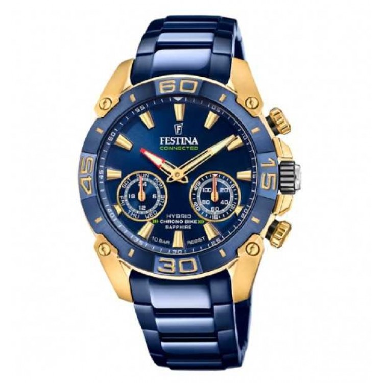 Ceas Barbati, Festina, Hibrid Connected F20547/1, Set cu Bratara suplimentara
