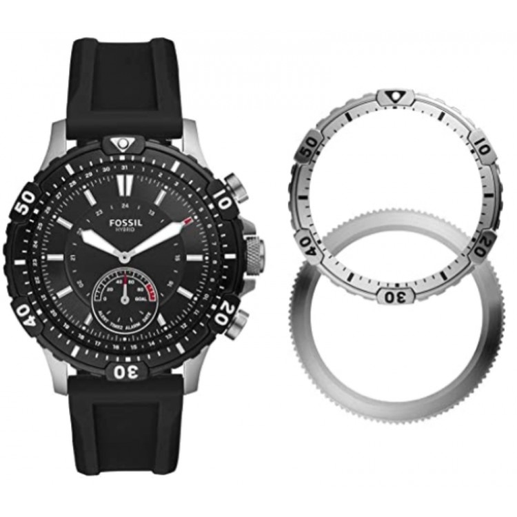 Ceas Barbati, Fossil, Hybrid Garrett FTW1190SET, Set cu Cadrane Ceas Barbati, Fossil, Hybrid Garrett FTW1190SET, Set cu Cadrane