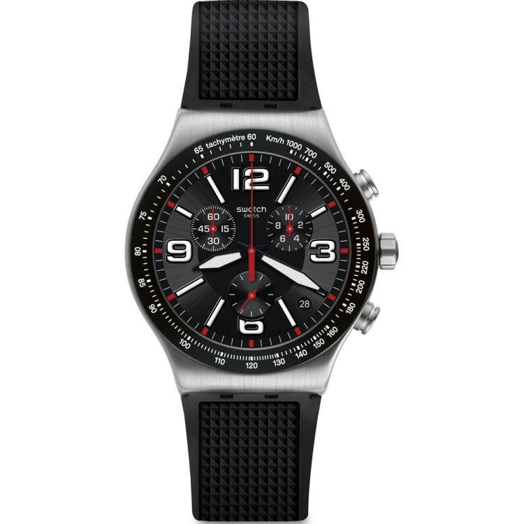 Ceas Barbati, Swatch, Very Dark Grid YVS461 Ceas Barbati, Swatch, Very Dark Grid YVS461
